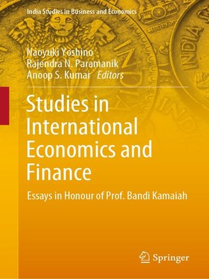 cover image of Studies in International Economics and Finance